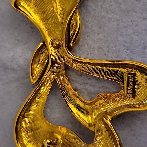 Vintage GoldTone Monet Brooch